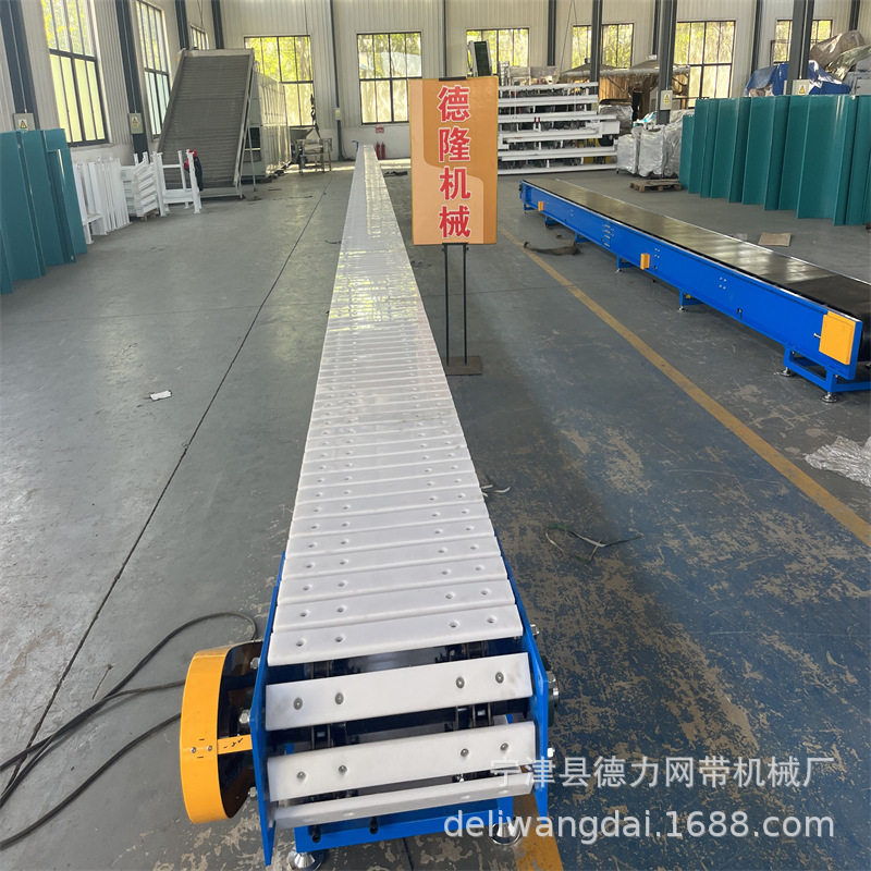 组装生产线齿形链循环输送机塑料链板输送带汽车装配流水线