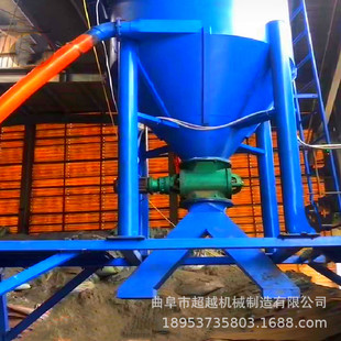散水泥储灰库负压吸料机 红色软管长距离气力吸灰 出仓倒运