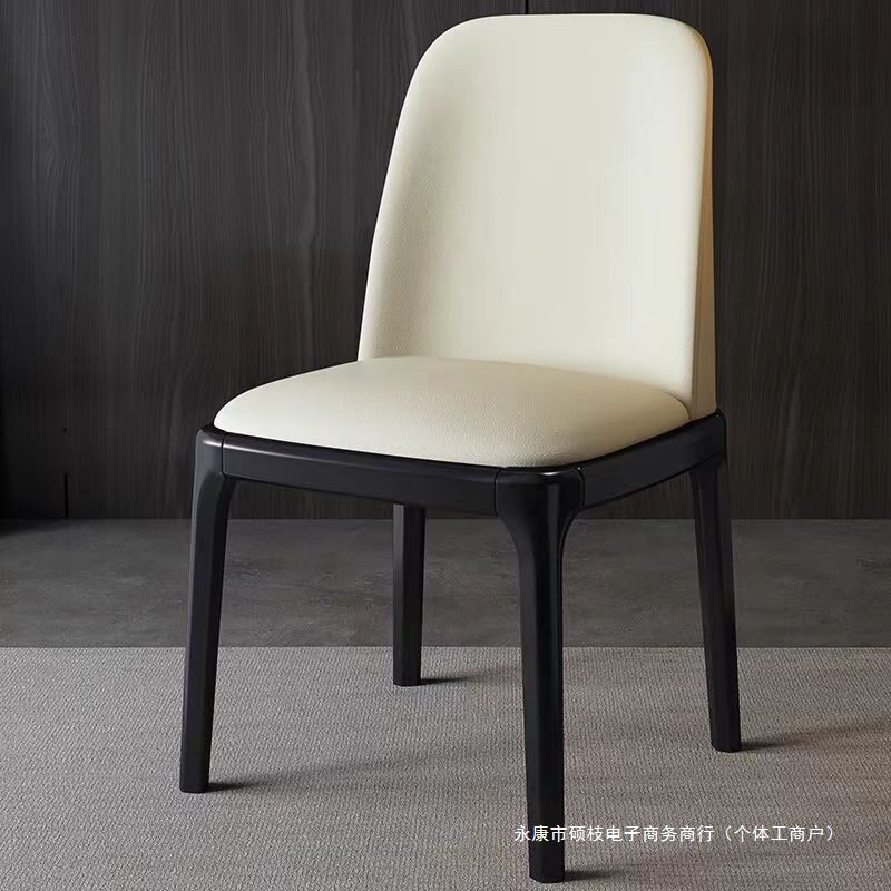 实木餐椅轻奢餐桌椅子家用简约现代北欧网红餐厅饭桌椅凳子靠背椅