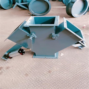 手动气动三通分料器粉尘下料器四通卸料阀电液动方溜子圆口卸料阀