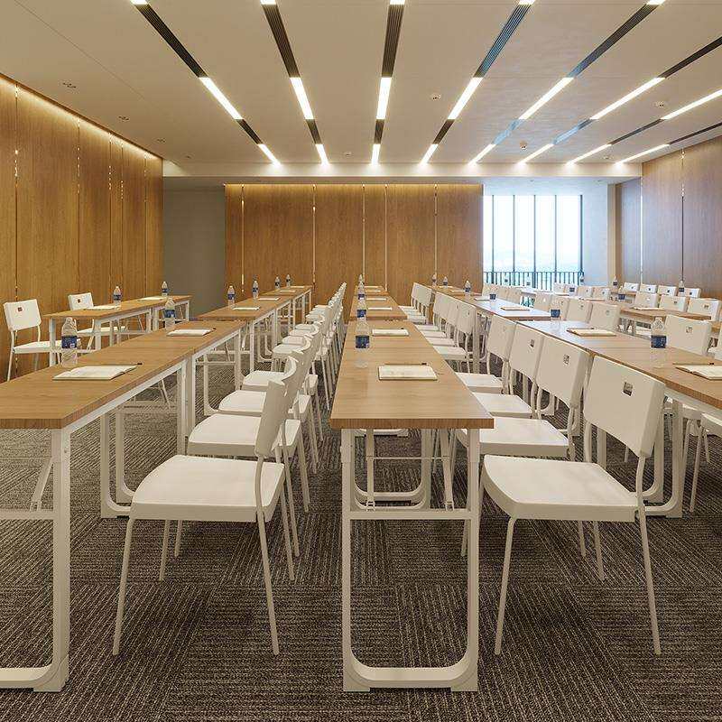 培训桌椅折叠办公桌会议长条桌椅组合条形现代学生折叠双人易梵斯