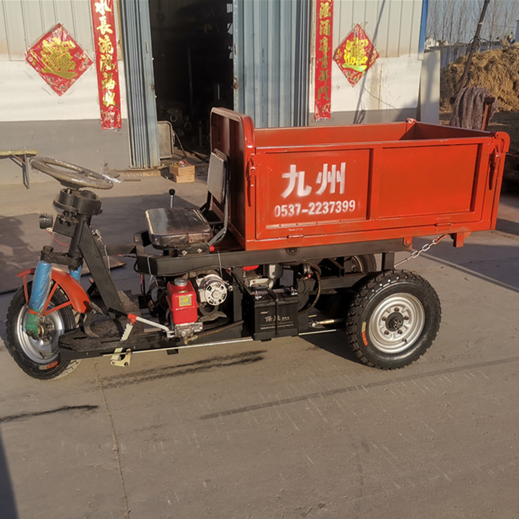 18马力建筑工地三轮车 电动自卸三轮 矿用工程柴油三轮车
