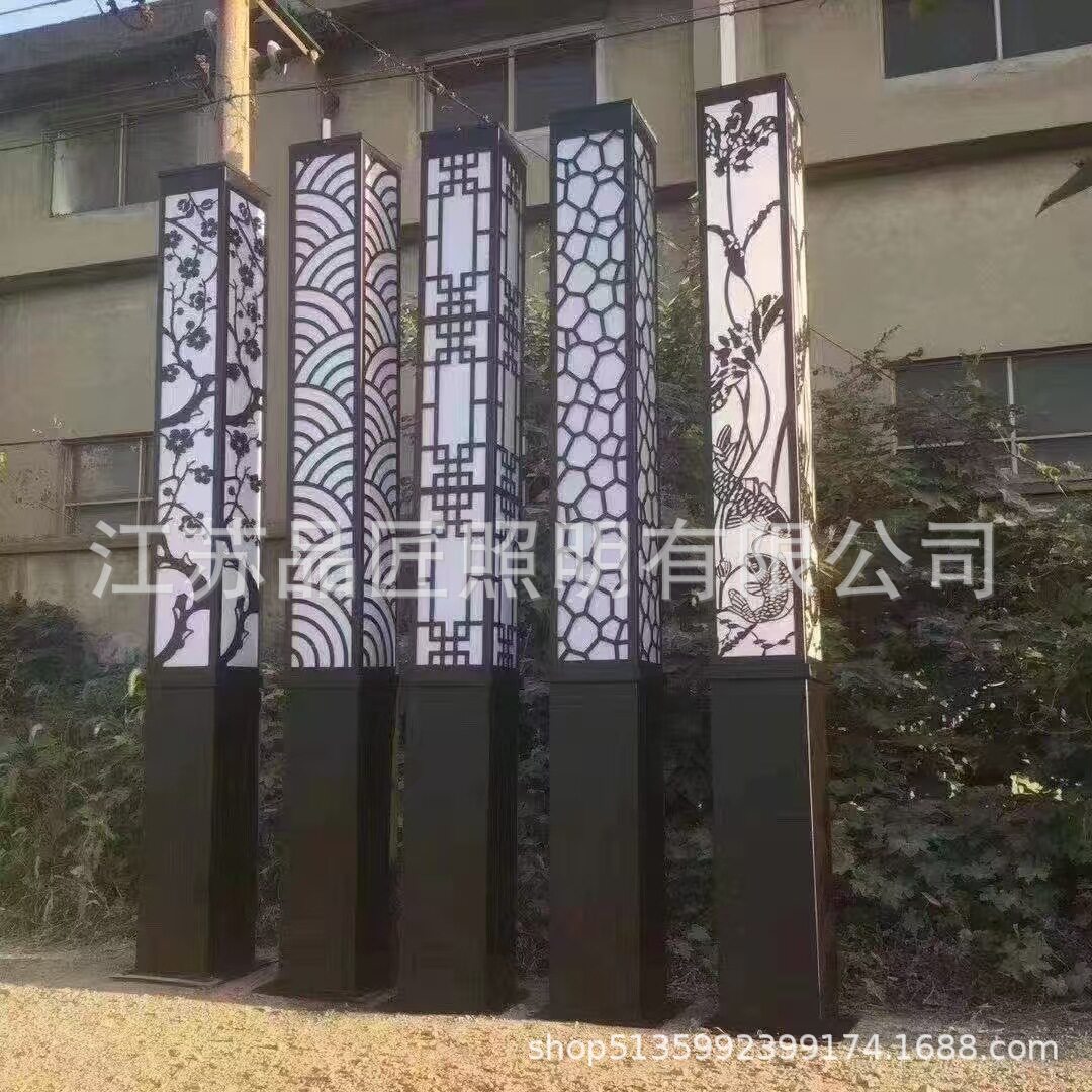 3米太阳能LED方形景观灯