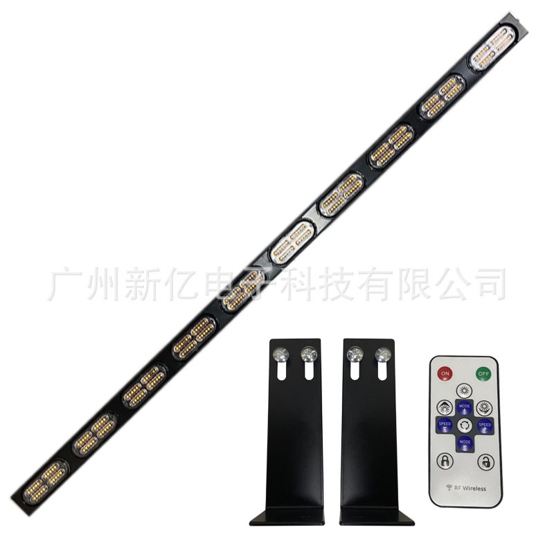 12v-24v货车卡车改装超亮LED防水爆闪警示灯杆灯