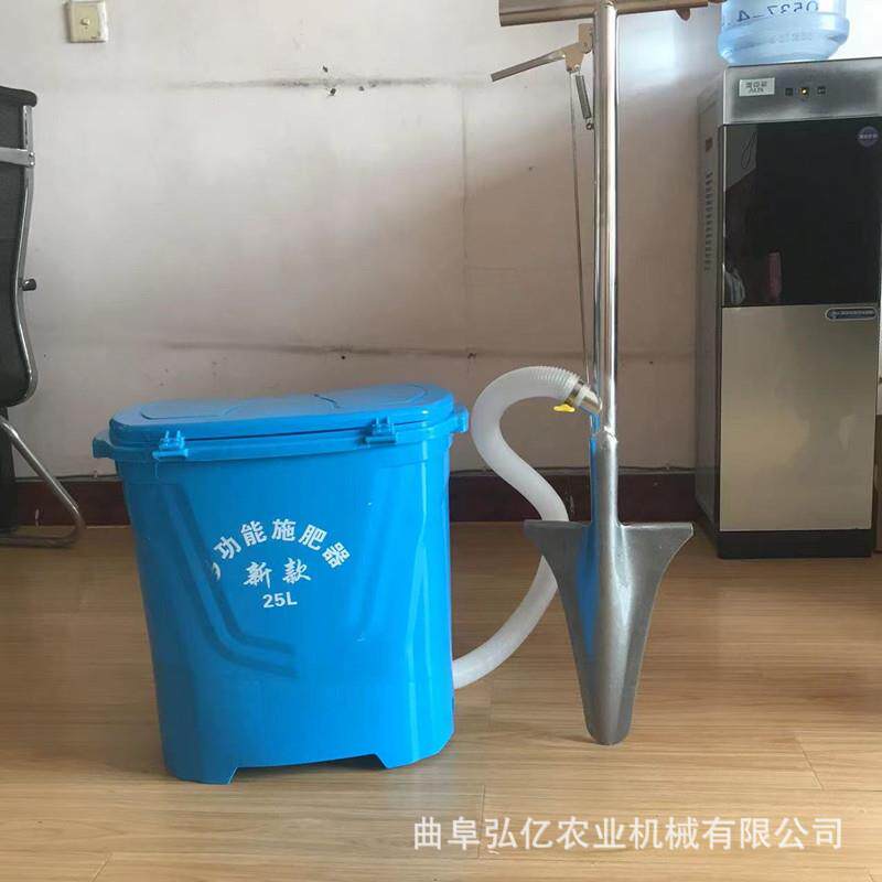 轻便免弯腰手动施肥器果树庄稼根部追肥铲脚踏式小型入土施肥铲