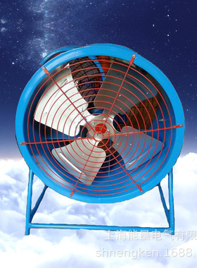 低噪声节能轴流风机DZ-13-7C 3KW固定式轴流通风机