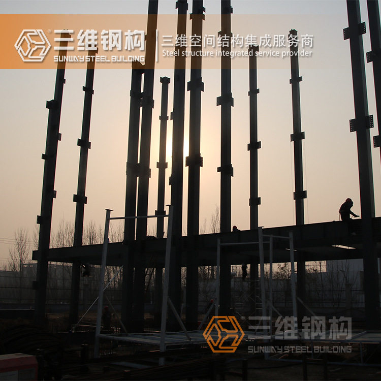 装配式钢结构钢框架加工定制