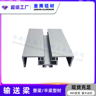 金南厂家直销批发83柔性链主梁连接梁铝轨型材 85柔性输送梁半梁