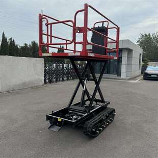 新款履带式运输升降车全地形升降平台农用果园小型运输升降机