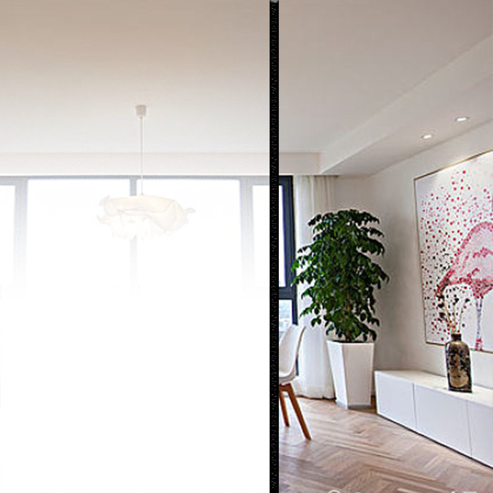 单向雾砂渐变膜建筑幕墙玻璃纸淋浴房玻璃贴膜装饰膜批发