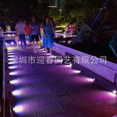 智能互动步道灯跑道灯感应灯智慧景区体育公园文旅光影夜游设施