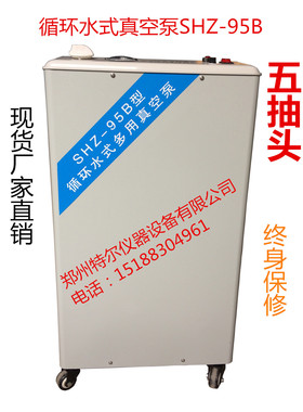 SHZ-B95A 95B CD不锈钢 大型五抽头立式循环水真空泵 郑州特尔