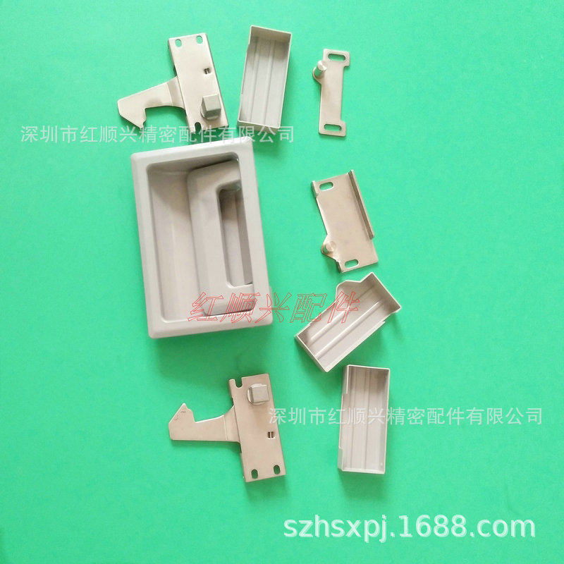 红顺兴HS-150-3试验箱钩锁 隐藏式把手 暗锁 恒温箱门把手 设备门