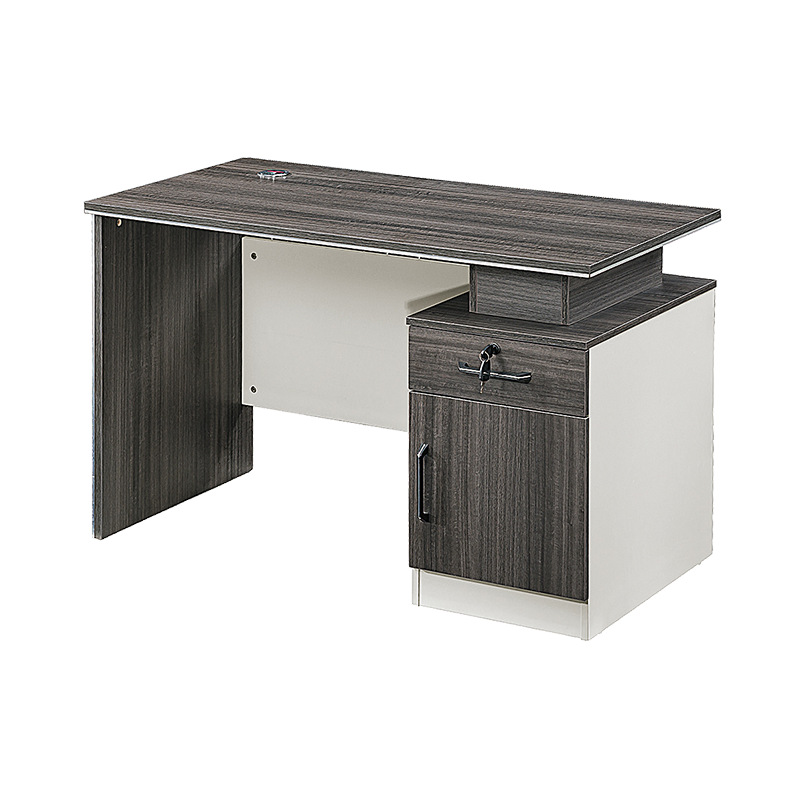 室内成人办公桌家用学生学习桌写字桌带抽屉带锁电脑书桌批发收纳