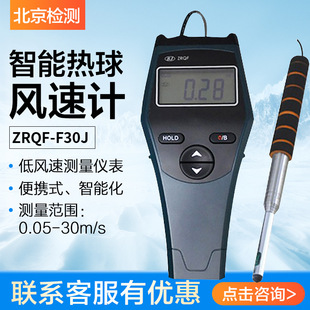 手持式 D30J智能热球便携式 风速仪计测量仪 F30JZRQF 北京检测ZRQF