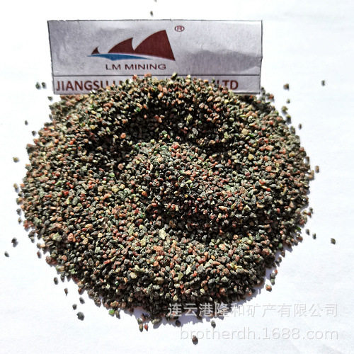 绿辉石20-40#工厂无尘石榴石砂 喷砂除锈磨料酸洗水刀砂80目沙