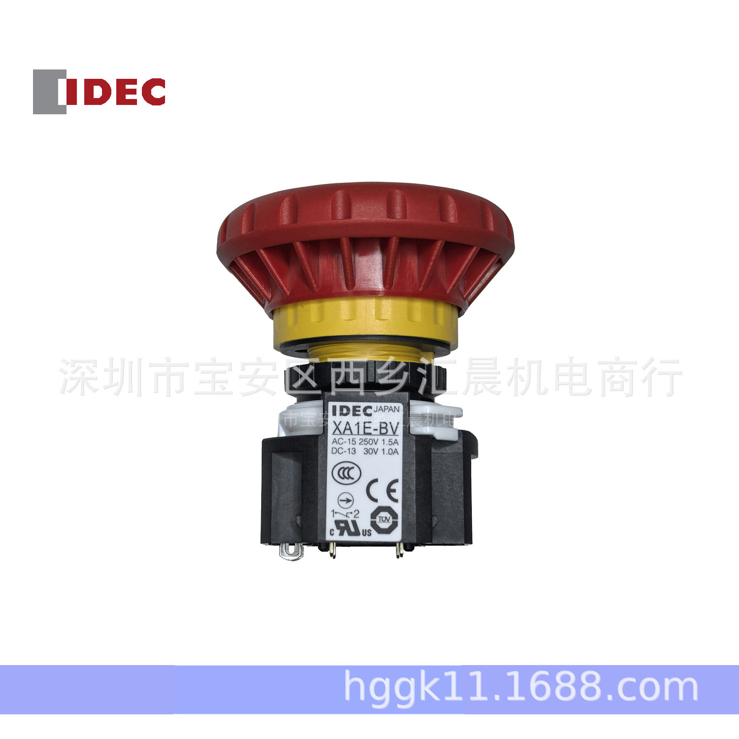 IDEC和泉急停按钮XA1E-BV411R XA1E-BV分离式急停