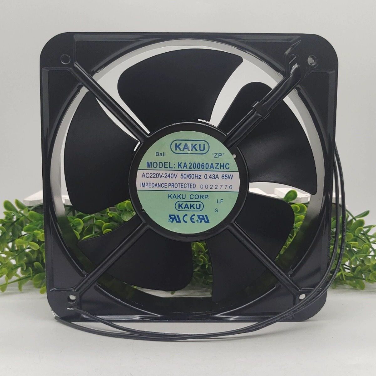 原装KAKU卡固KA20060AZHC 220/240V0.43A电柜耐高温散热风扇20060