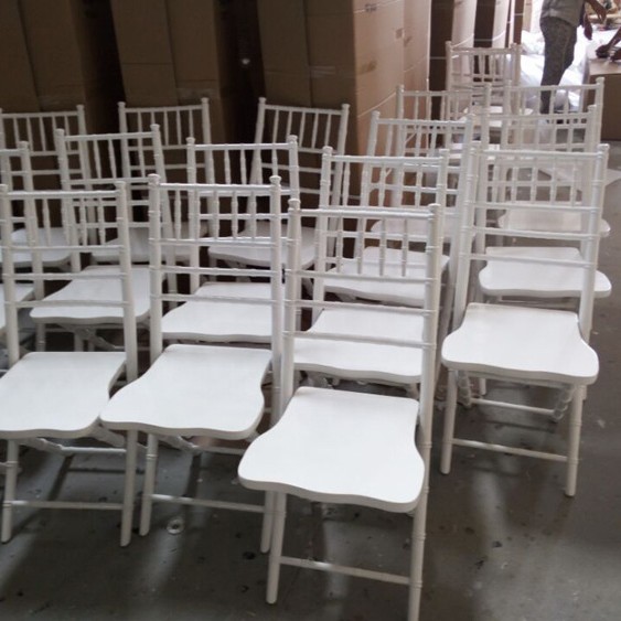 欧式婚庆便携木质折叠靠背椅