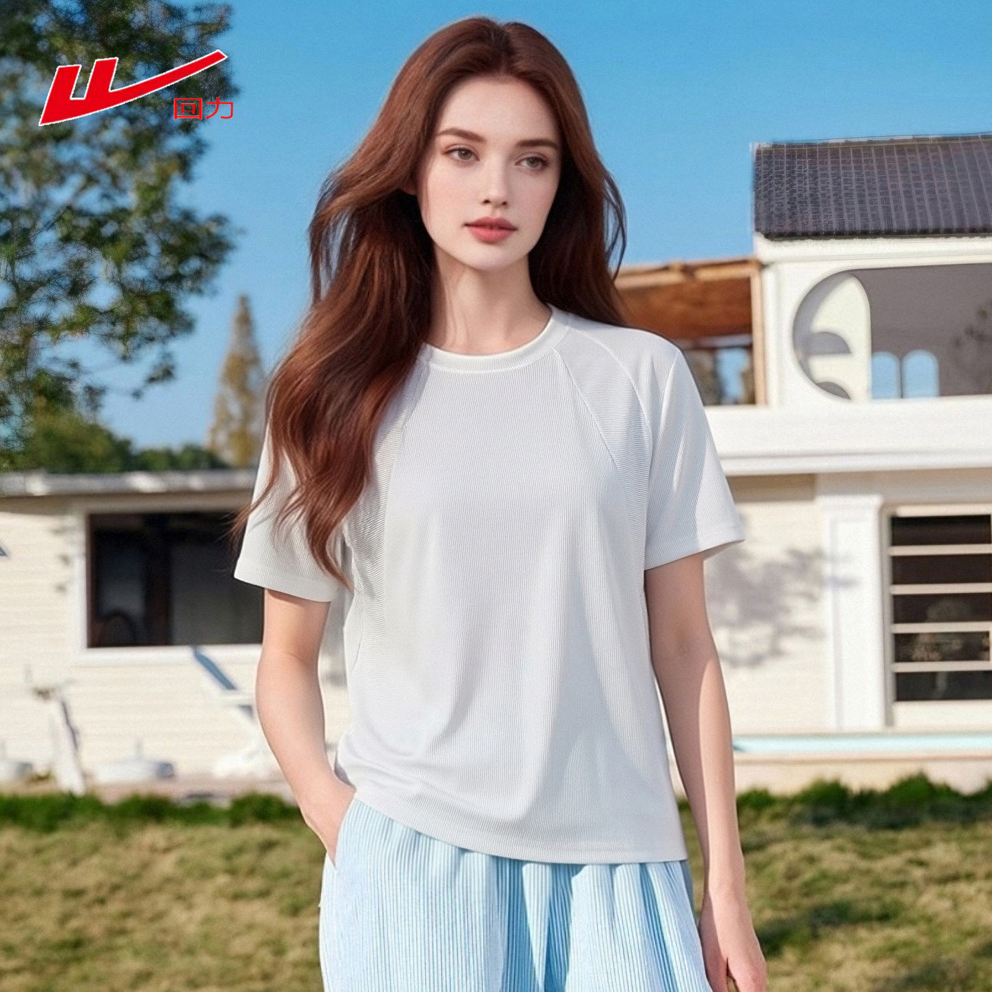 回力薄款2026短袖T恤户外运动风夏季冰丝速干运动上衣可团购定制