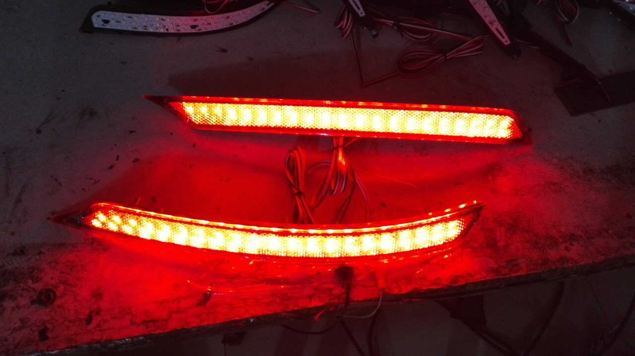 适用 荣威550 08/13款 led后杠灯 精品后雾灯