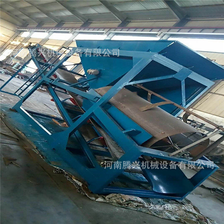 新型砂石分离机筛沙机 移动式滚筒筛沙机 建筑工地回转筛分机