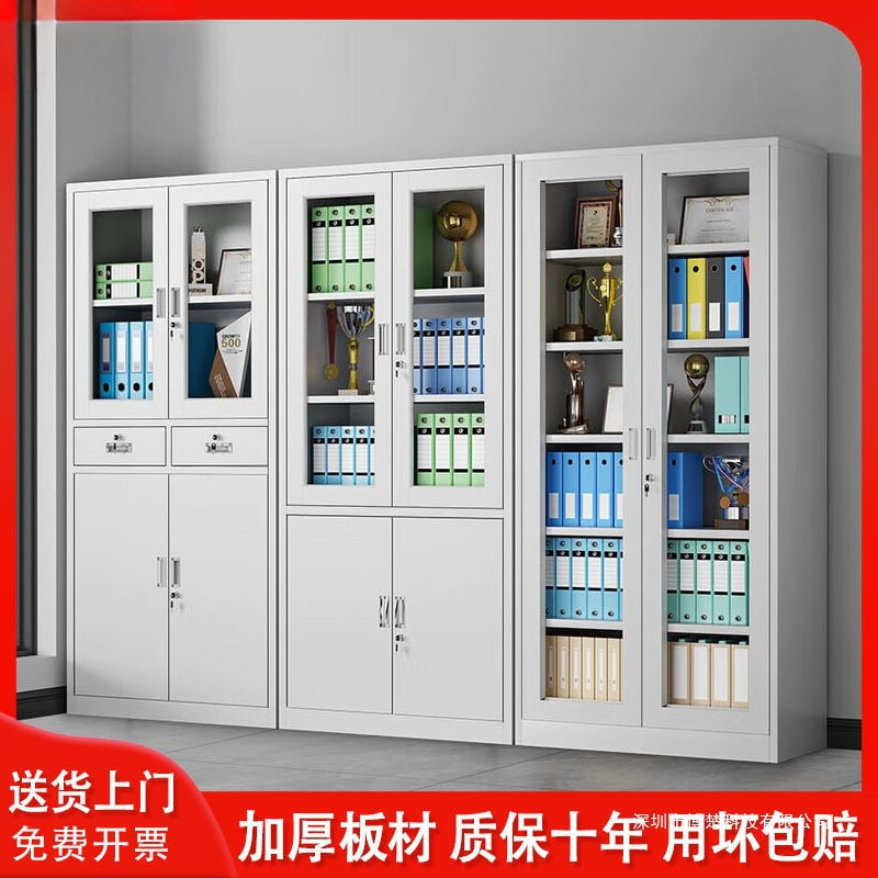 钢制带锁办公文件柜收纳