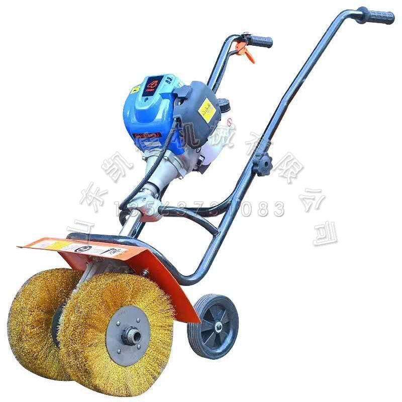 瓦房屋顶除锈设备钢结构屋顶翻新机雨淋钢板打磨机工地脚手架钢管