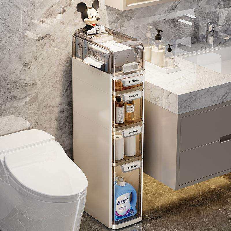 卫生间置物架多层收纳架浴室夹缝柜洗手间收纳柜厕所储物柜侧边柜