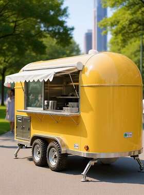 上海工厂China Supplier Fashion Style Food Cart  food trailer