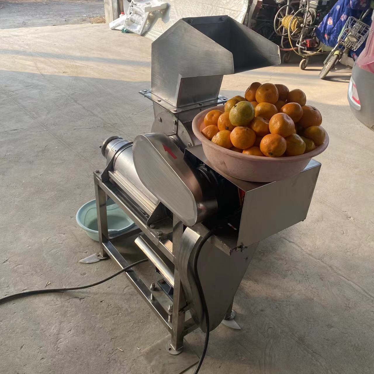 菠萝榨汁机 1.5吨油菜破碎榨汁设备 大型商用破碎榨汁设备