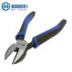 Booher宝合手动工具双色工业级斜嘴钳BH21023066 160mm
