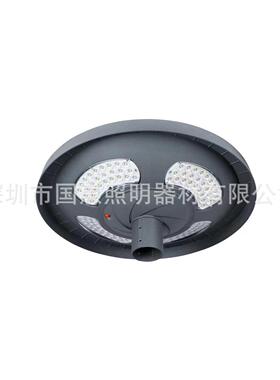 15W一体化太阳能庭院灯花园广场3-4米杆智能时控足瓦感应LED灯具