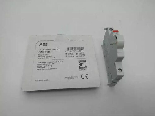 ABB微断S200触点S2C-H6R