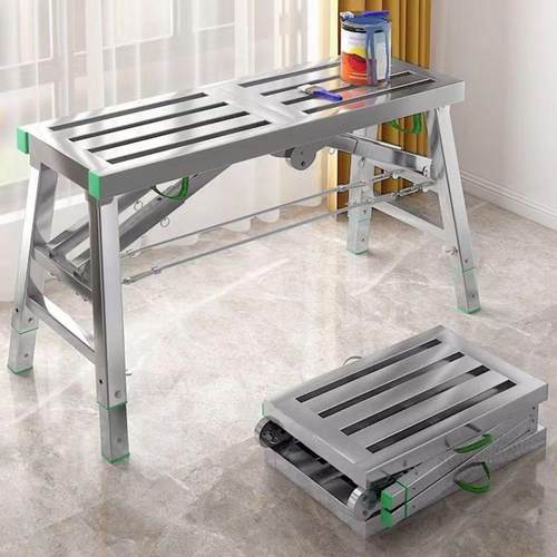 脚手架折叠升降加厚马凳直销加高刮腻子室内装修工程梯子塘祥