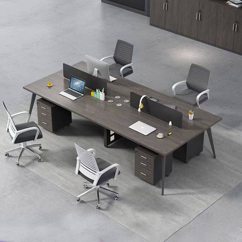 简约现代屏风职员办公桌椅组合