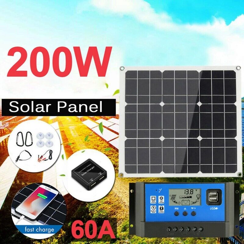 80W单晶硅防水便携太阳能板