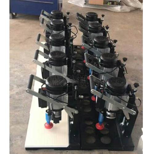 橱窗衣柜门业合页钻孔机单头铰链钻钻板式家具手提铰链钻孔机