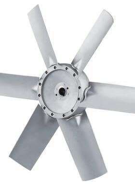 上海理通700mm轴孔28/38可调节角度铝合金可调质单面六片风叶