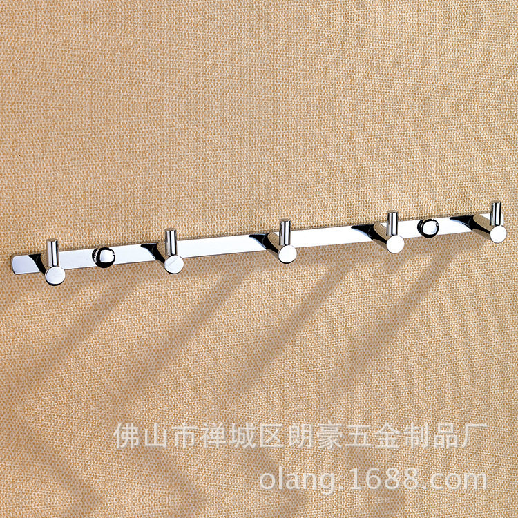 全铜铬色五金挂衣钩批量销售