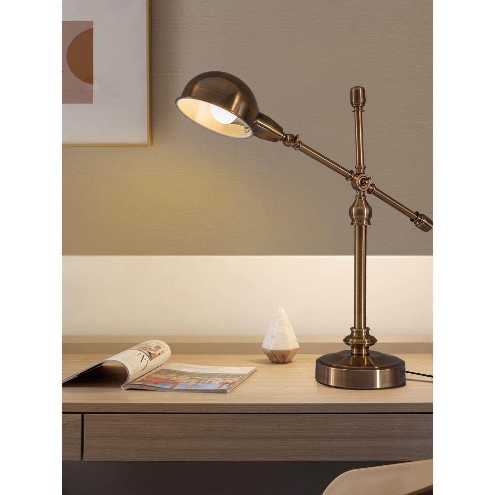 美式复古护眼遥控智能台灯现代简约办公室客厅书房卧室床头灯包邮