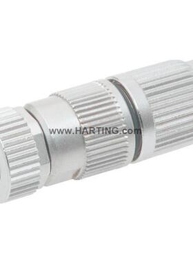 HARTING浩亭21032412301M12系列,触点数目2路,圆形母座芯
