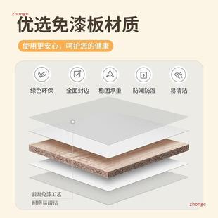 实木轻奢妆 奶油风妆台化妆桌4梳小户型梳卧室简约现代202HIN新款