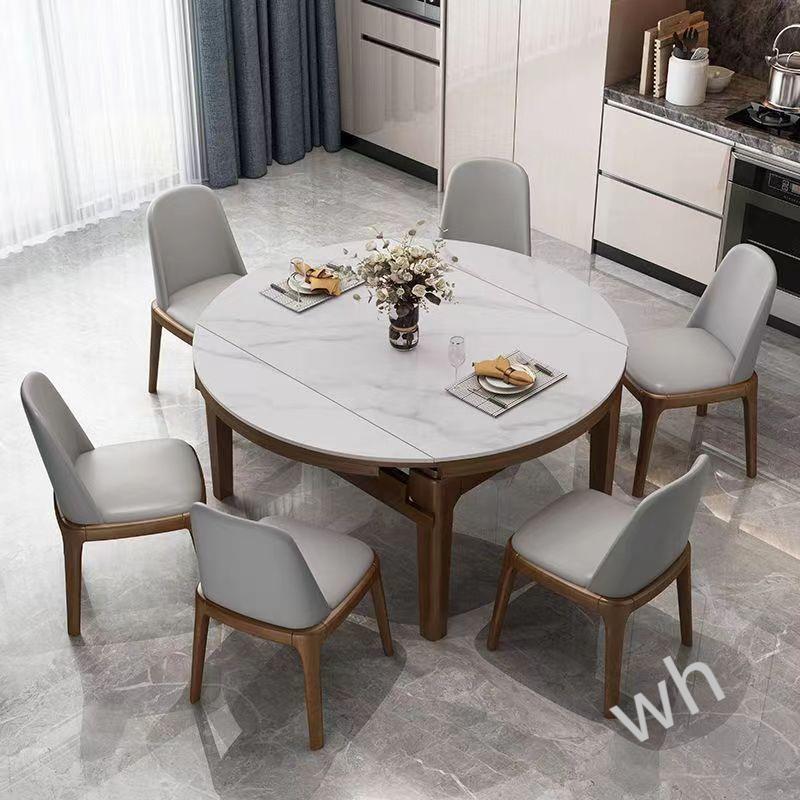 雯yiHpbR2xP1实伸木岩板桌变椅组合家用小餐户型现代简约缩折叠饭