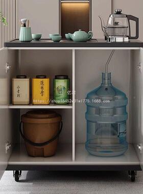 移动台桌简约家用小型泡茶水柜茶石收纳茶XDK烧水壶一体火烧功夫