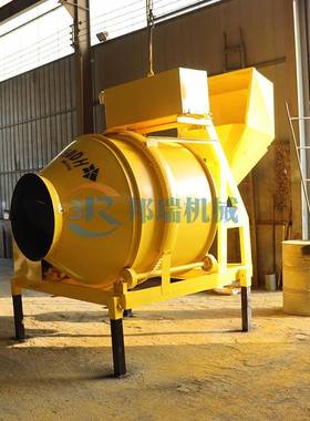 JM全Z自动滚筒石0子混凝土搅拌350507机TOJ50型攀爬式混凝土搅拌