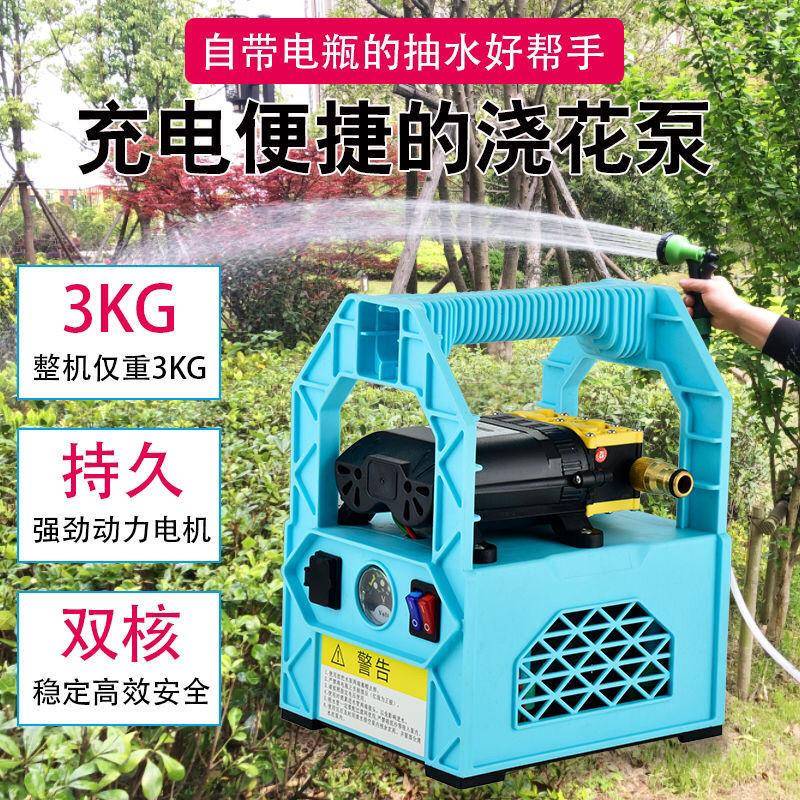 充电式抽水泵小型锂电动家用户外农村农田农用浇菜灌溉神器浇水机