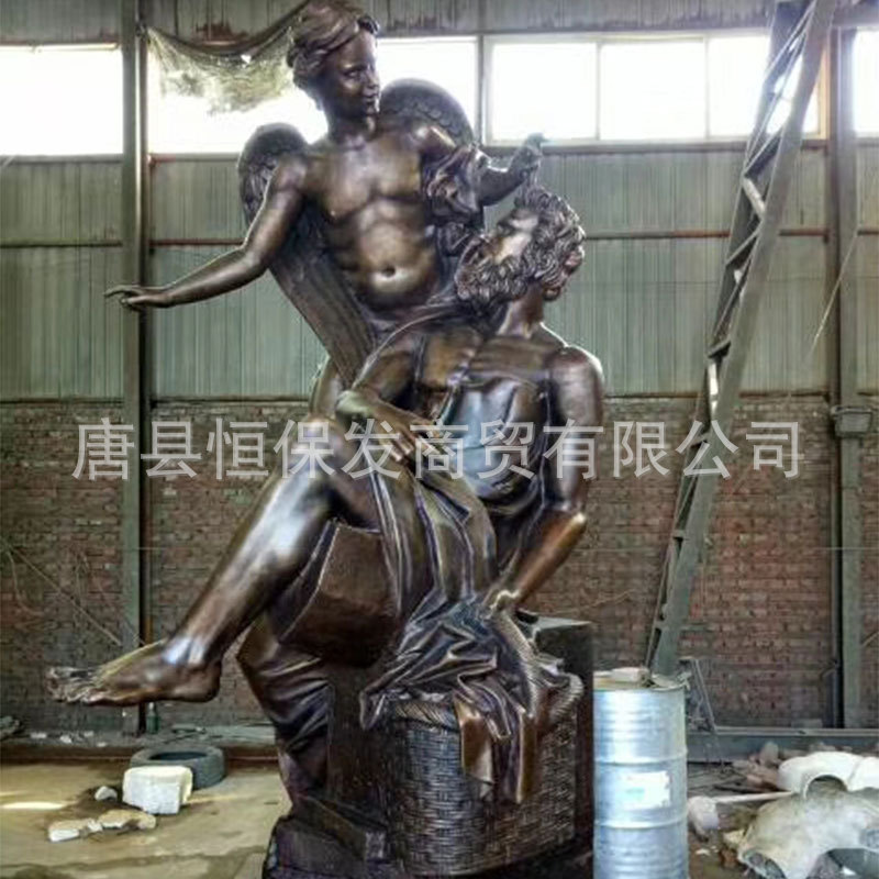 恒保发铜雕厂生产西方音乐人物雕像 1.8米四季女神欧式天使雕塑