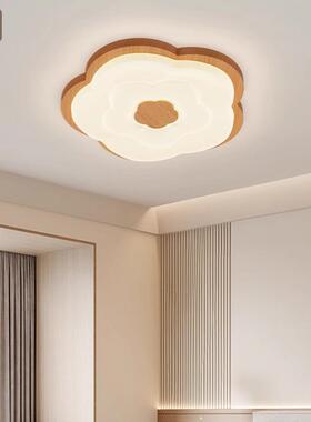 中古奶油风主卧无品牌/室灯L5ED顶吸灯202年新款网红温馨花朵童儿