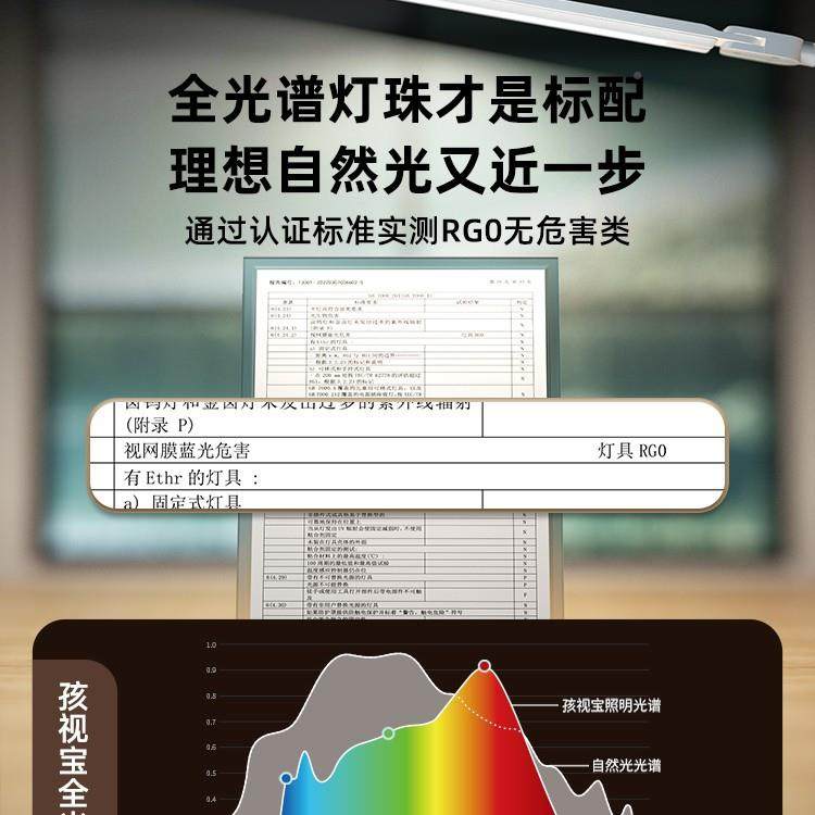 5学V落地护眼立灯0生7F77T558M阅读书桌学习客厅卧室全光谱钢琴灯